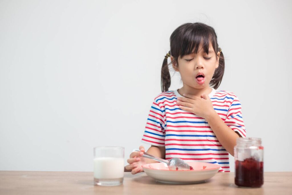 actuar ante un atragantamiento infantil