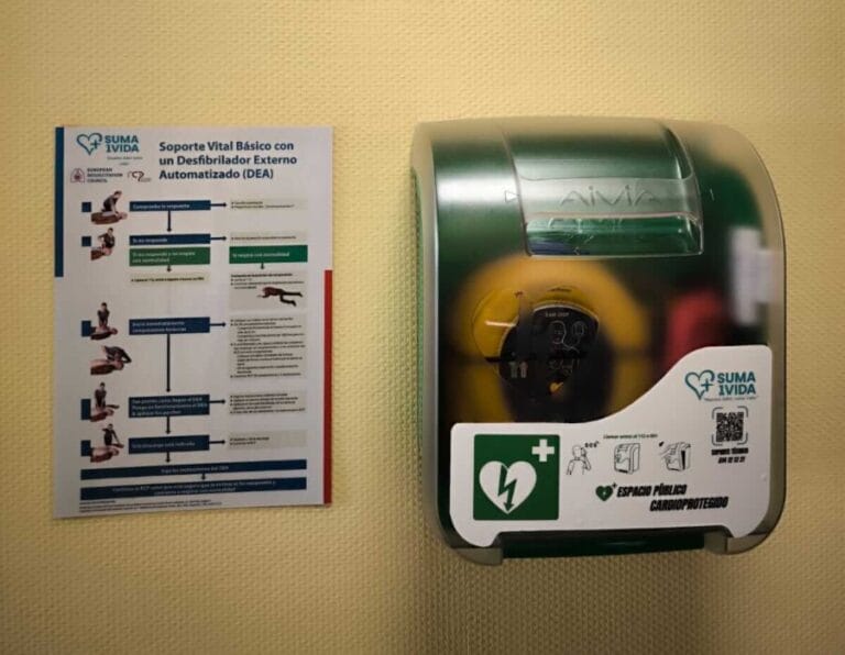 Desfibriladores para espacios públicos