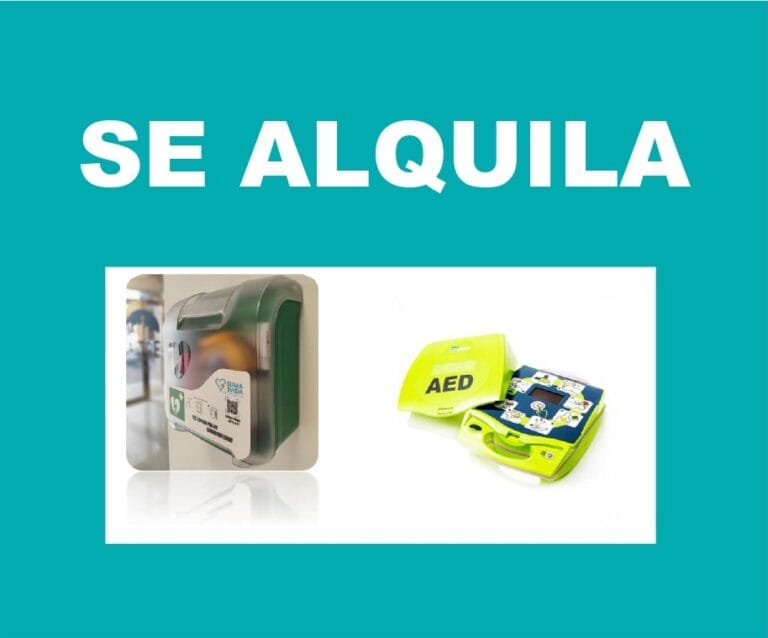 Alquiler de desfibriladores DEA·DESA para eventos y fiestas